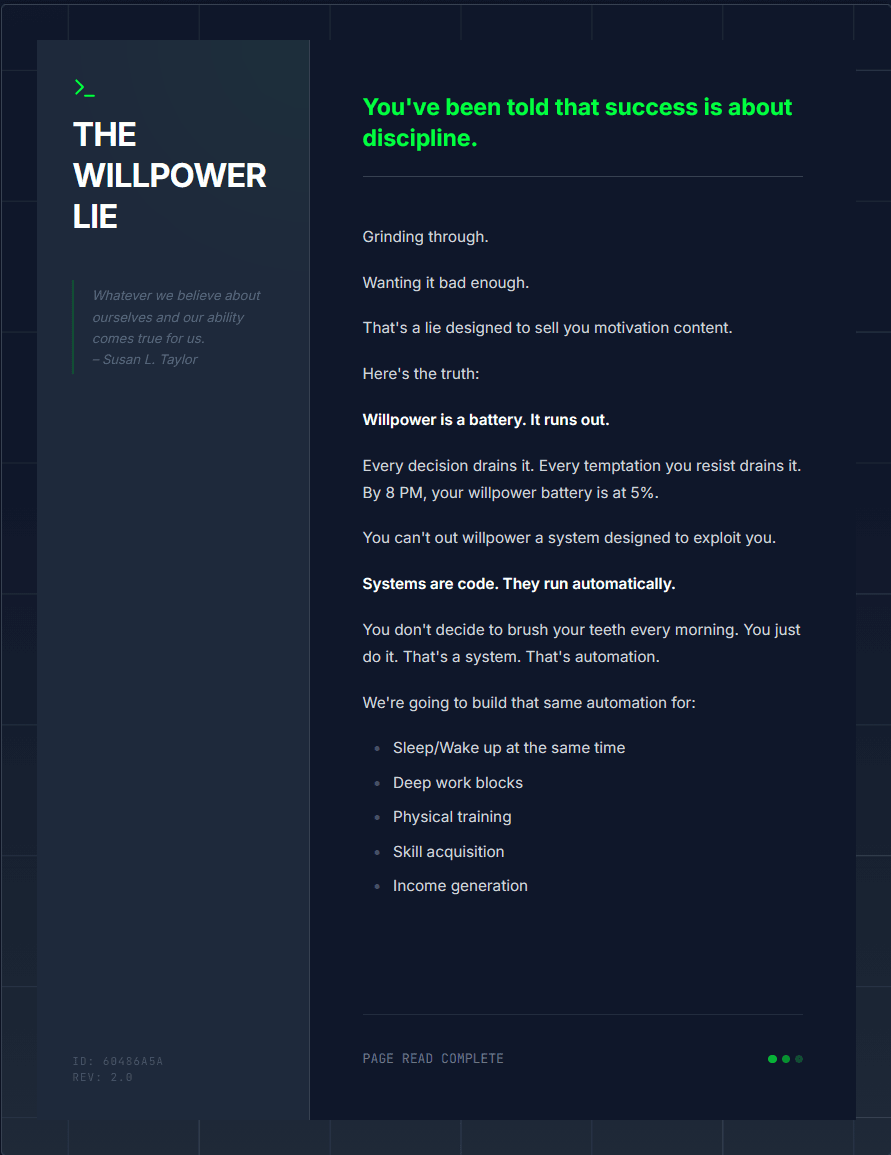 90-Day Reset Protocol PDF Plan - Preview 1