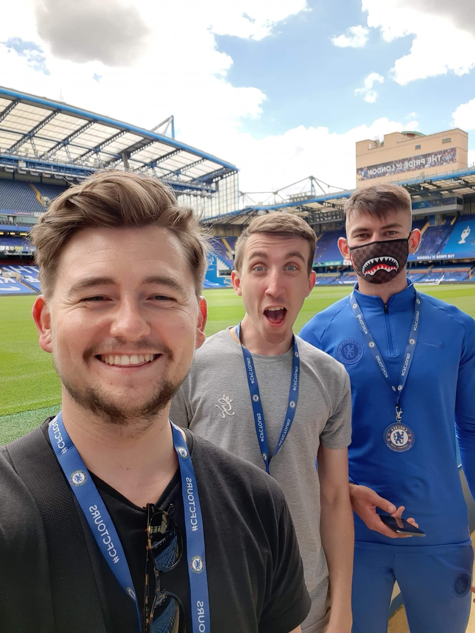 Chelsea Stadium tour with my crew